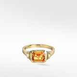 Nexus Golden Sapphire Ring