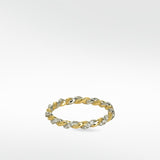 Modernist Slim Twist Diamond Ring in 14k Gold - Lark and Berry