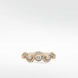 Wave Diamond Ring in 18K Gold - Lark and Berry