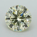 1.17ct Round Lab Grown Diamond (Colour Fancy Light Yellow, Clarity IF, Cut ID, IGI Certified)