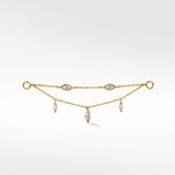 Double Diamond Drop Chain