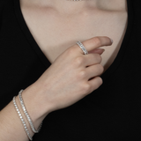 Customisable Tennis Bracelet - 3mm stones (3.49ct to 7.49ct)