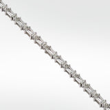 White Lightning Tennis Bracelet