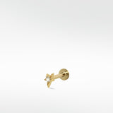 Mini Shooting Star Diamond Stud Earring