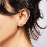 Halo Mini Full Diamond Stud Earring