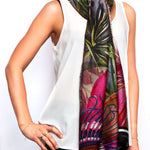 Passion Flower Dream Soft Long Scarf - Lark and Berry